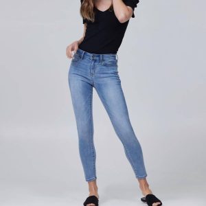 Louise knöchellange Skinny-Jeans mit mittelhohem Bund – Randolph