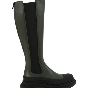 Toe Stiefel – Leder, Gummi