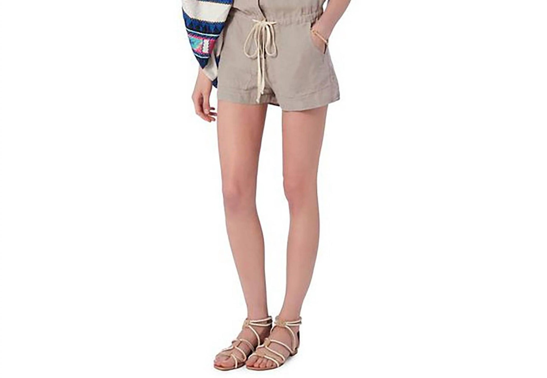 Grauer Cargo-Kurzoverall