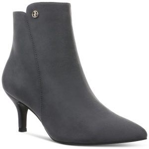 Carminee Stiefeletten – Velourslederimitat, unifarben