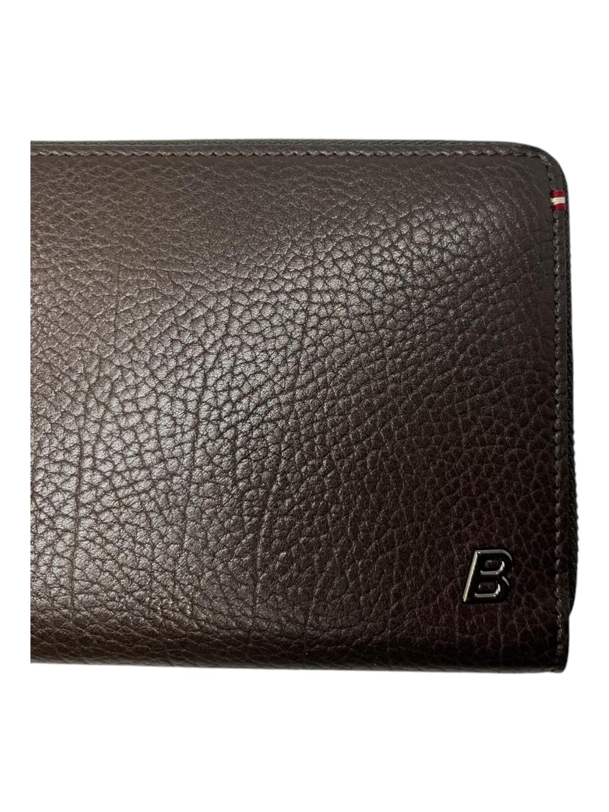 Bally Balen 6218474 Travel Calf Geldbörse – Leder, genarbt, Braun