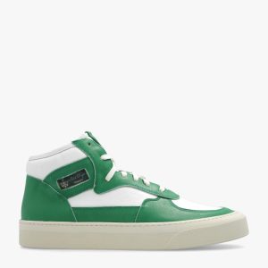 Rhude Cabriolets neue Herren-High-Top-Sneaker in Grün
