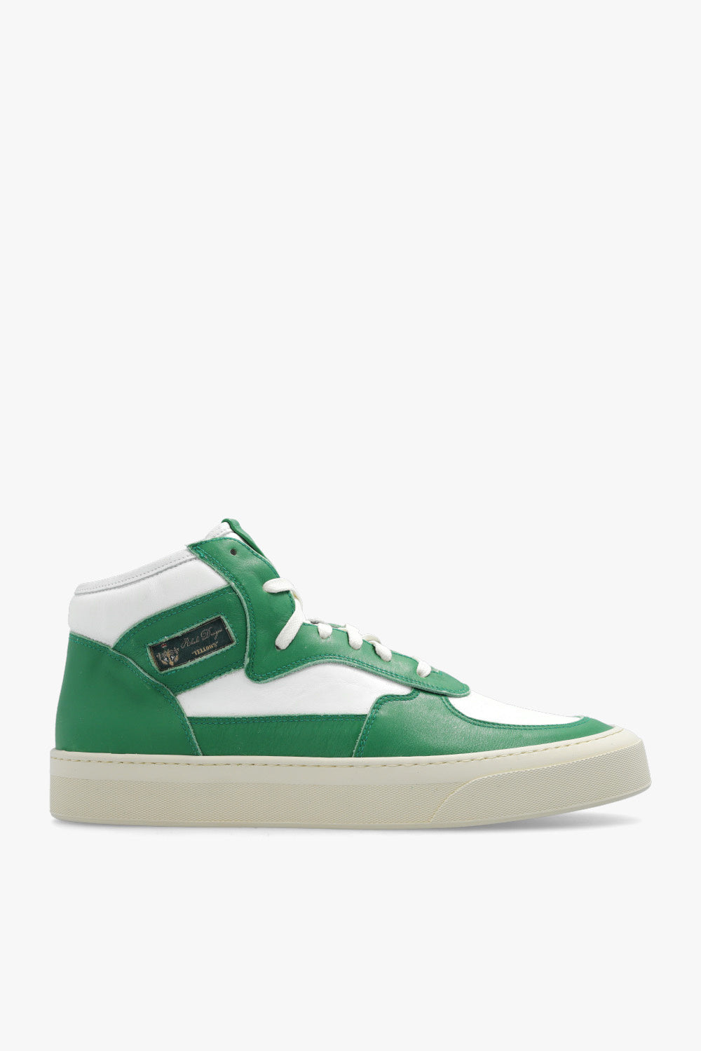 Rhude Cabriolets neue Herren-High-Top-Sneaker in Grün