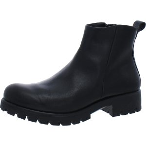 Modtray Damen-Lederstiefeletten mit Profilsohle