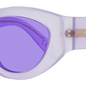 Marni Rainbow Mountains UC1 Damen-Sonnenbrille in Katzenaugenform – Lila, 52 mm