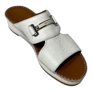 Bally Harold 6211920 Sandalen – Leder, genarbt, Herren, Weiß