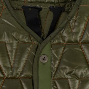 Vlone gesteppte Jacke in Grün