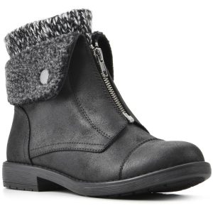 Duette bequeme Kunstleder-Stiefeletten