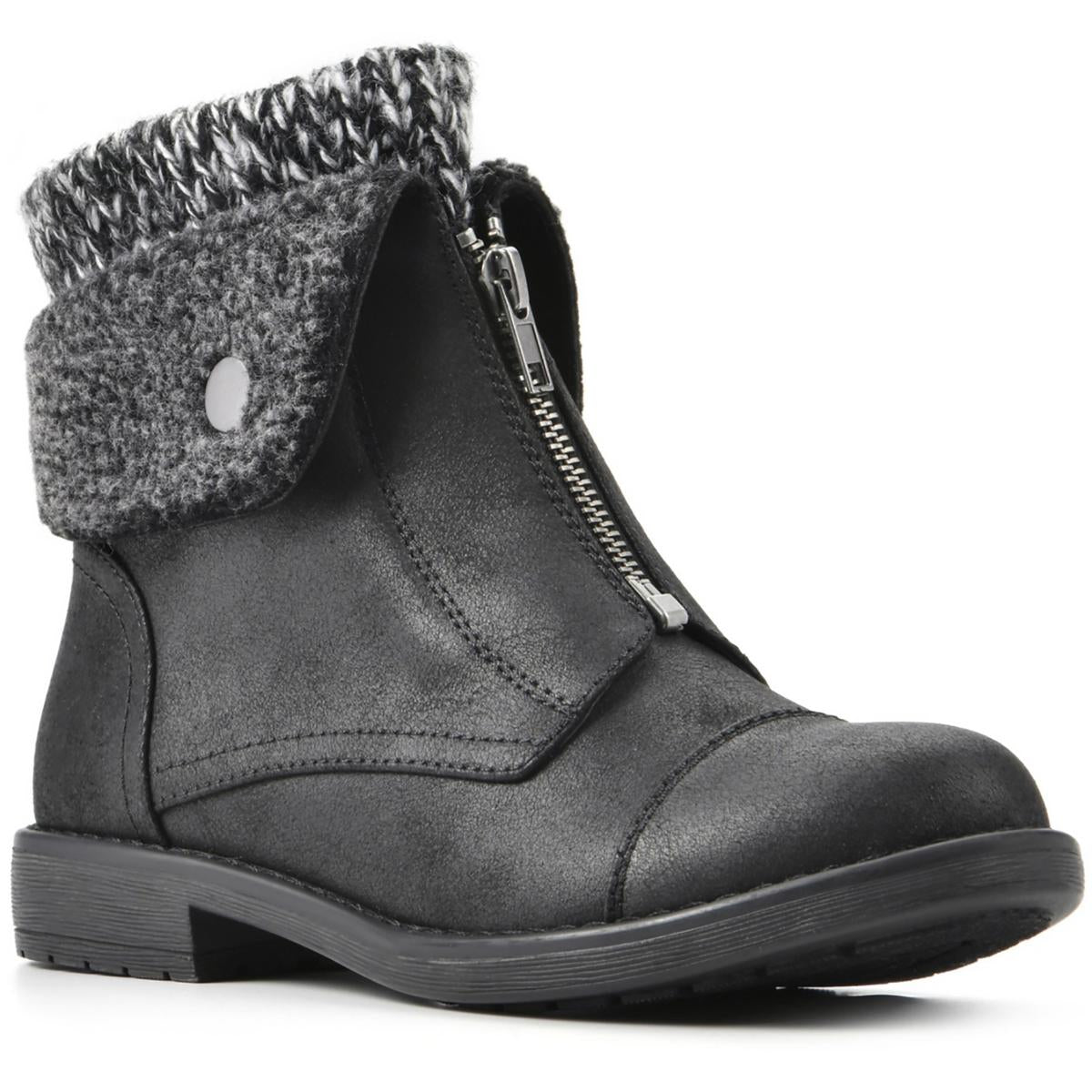 Duette bequeme Kunstleder-Stiefeletten