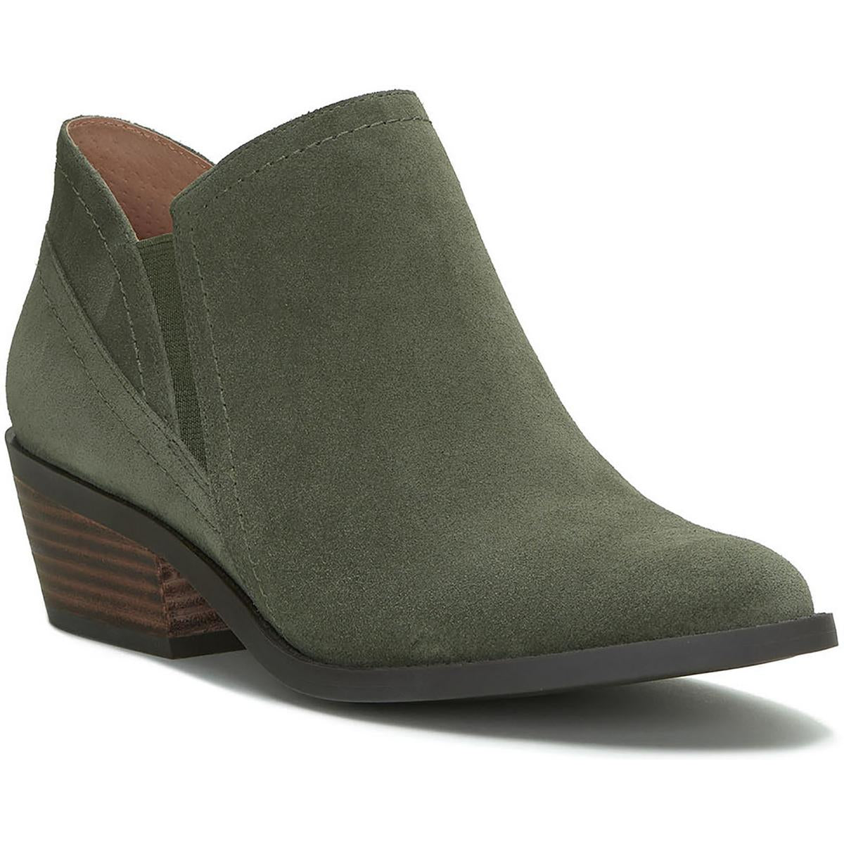 FIONAN Leder-Chelsea-Stiefel mit Schichtabsatz