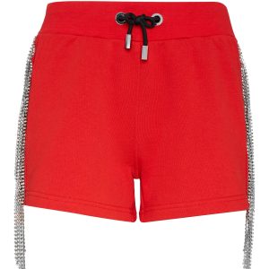 Crystal Fringe Jogging-Shorts
