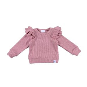 Pullover – Flügeldetails, Mauve, Rosa