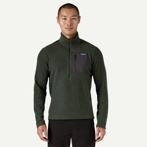 Patagonia R1 Air Herren-Fleeceoberteil mit Reißverschluss am Hals