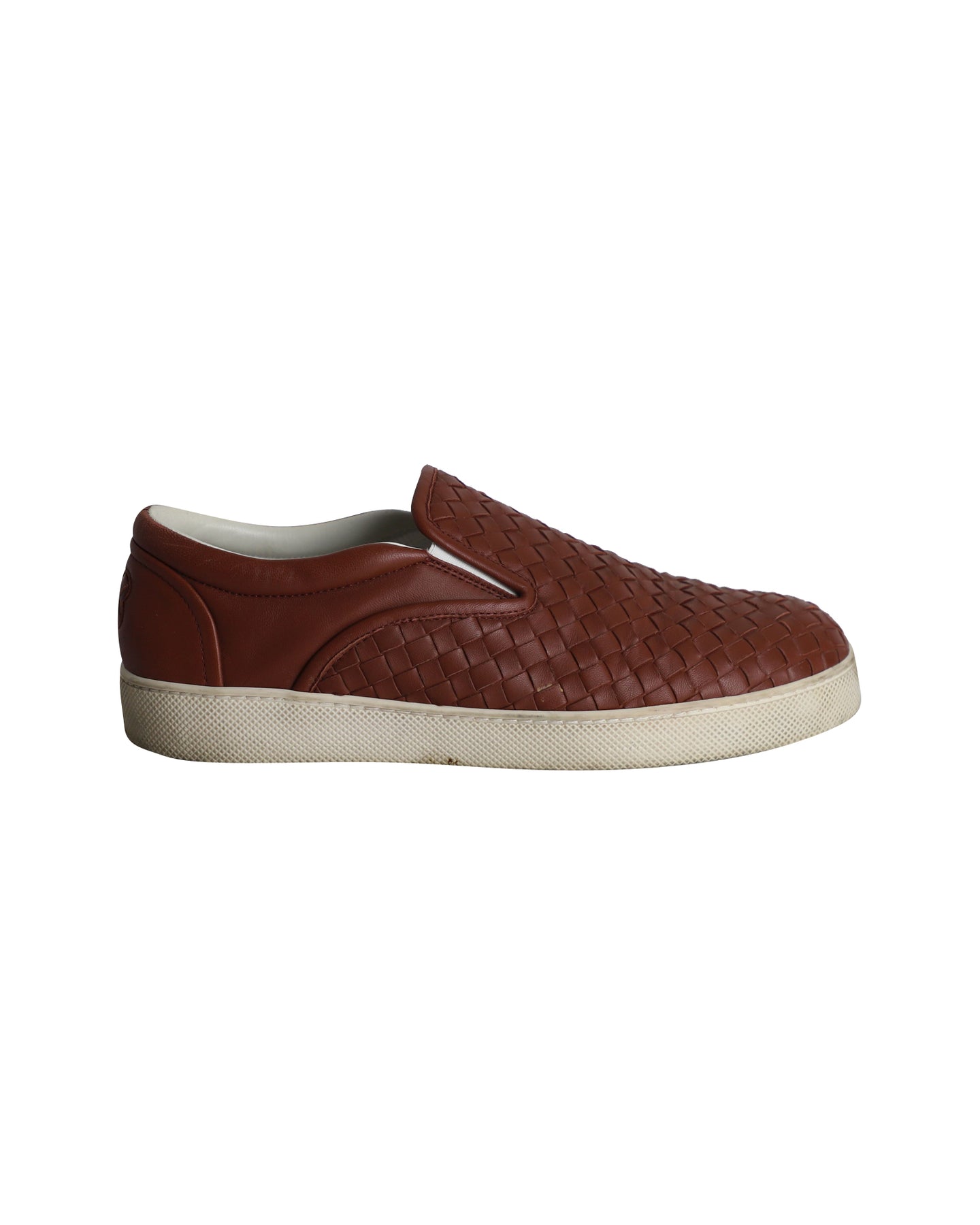 Bottega Veneta Dodger Slip-on-Sneaker aus braunem Intrecciato-Leder