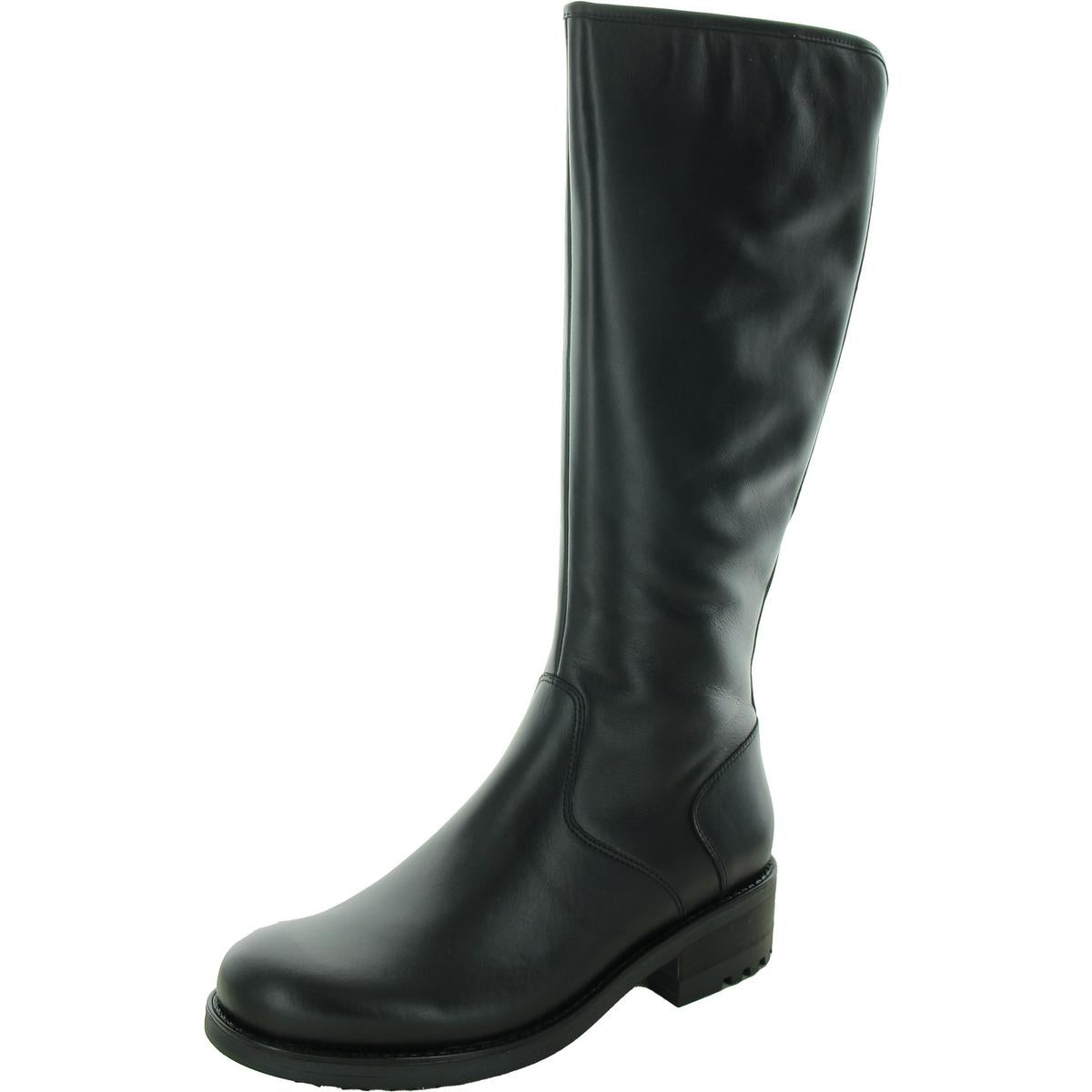 Huxley kniehohe Stiefel – Leder, Reißverschluss