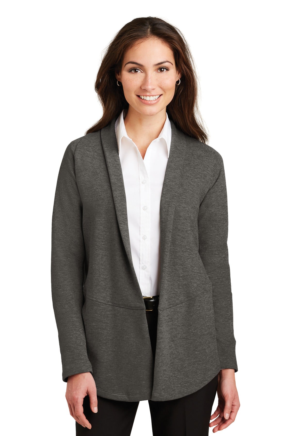Port Authority Interlock-Strickjacke für Damen – L807