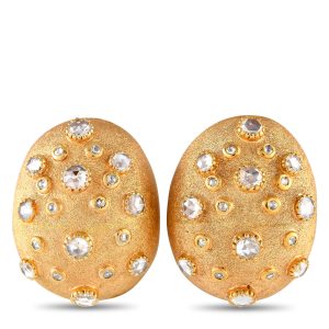 LB Exclusive 14K 3.50ct MF17-072624 7733266186300 Ohrringe – Diamant im Rosenschliff, Gelbgold