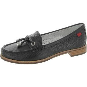 Jackson St. Leder-Loafer mit Schlangenprint