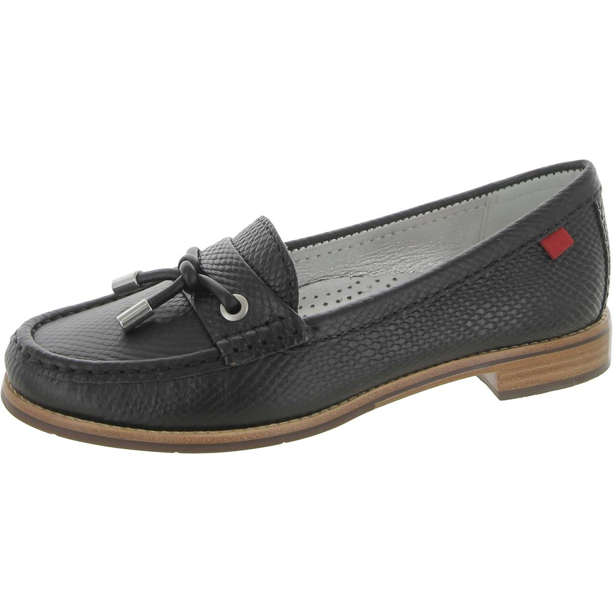 Jackson St. Leder-Loafer mit Schlangenprint