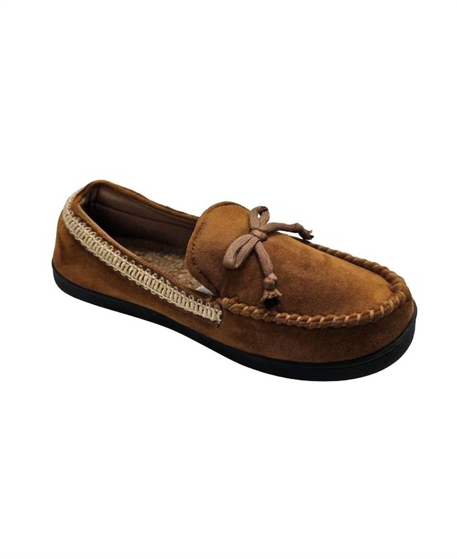 Seth 7733581938748 Mokassin – Mikrovelours, Cognacfarben, Herren