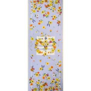 4G Schal – Blumenmotiv, Seide