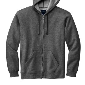 Volunteer Knitwear Chore VL130ZH Kapuzenpullover – durchgehender Reißverschluss, Fleece