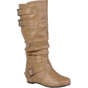 Tiffany halbhohe Stiefel – extra weiter Wadenschaft, Kunstleder