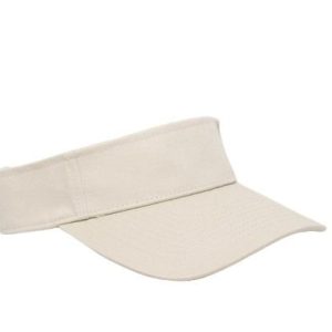 Pacific Headwear verstellbare Sonnenblende aus gewebter Baumwolle mit Klettverschluss