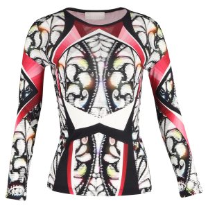 Peter Pilotto Top – Viskose, Langarm, Mehrfarbig – 7748634279996