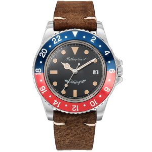 Mathey Tissot Vintage Herren Armbanduhr – Zifferblatt: Schwarz