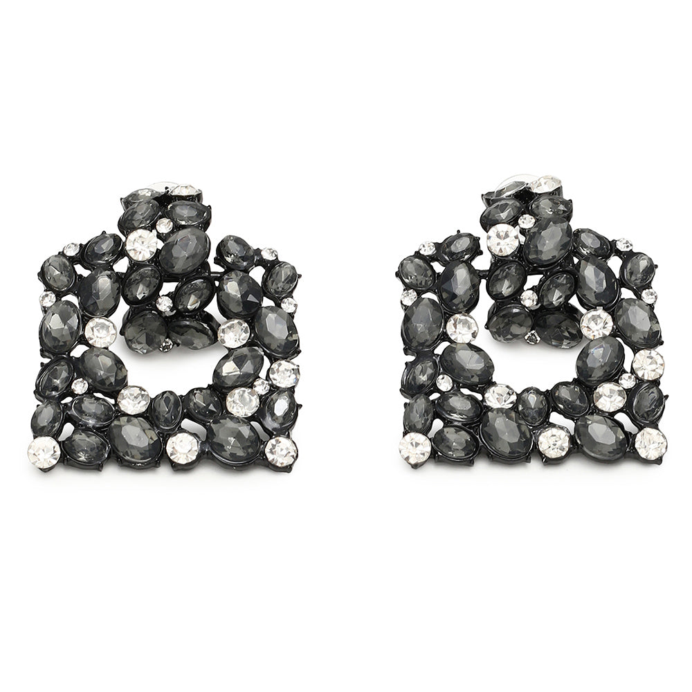 SOHI Damen-Hängeohrringe mit Stein – 7567480848444