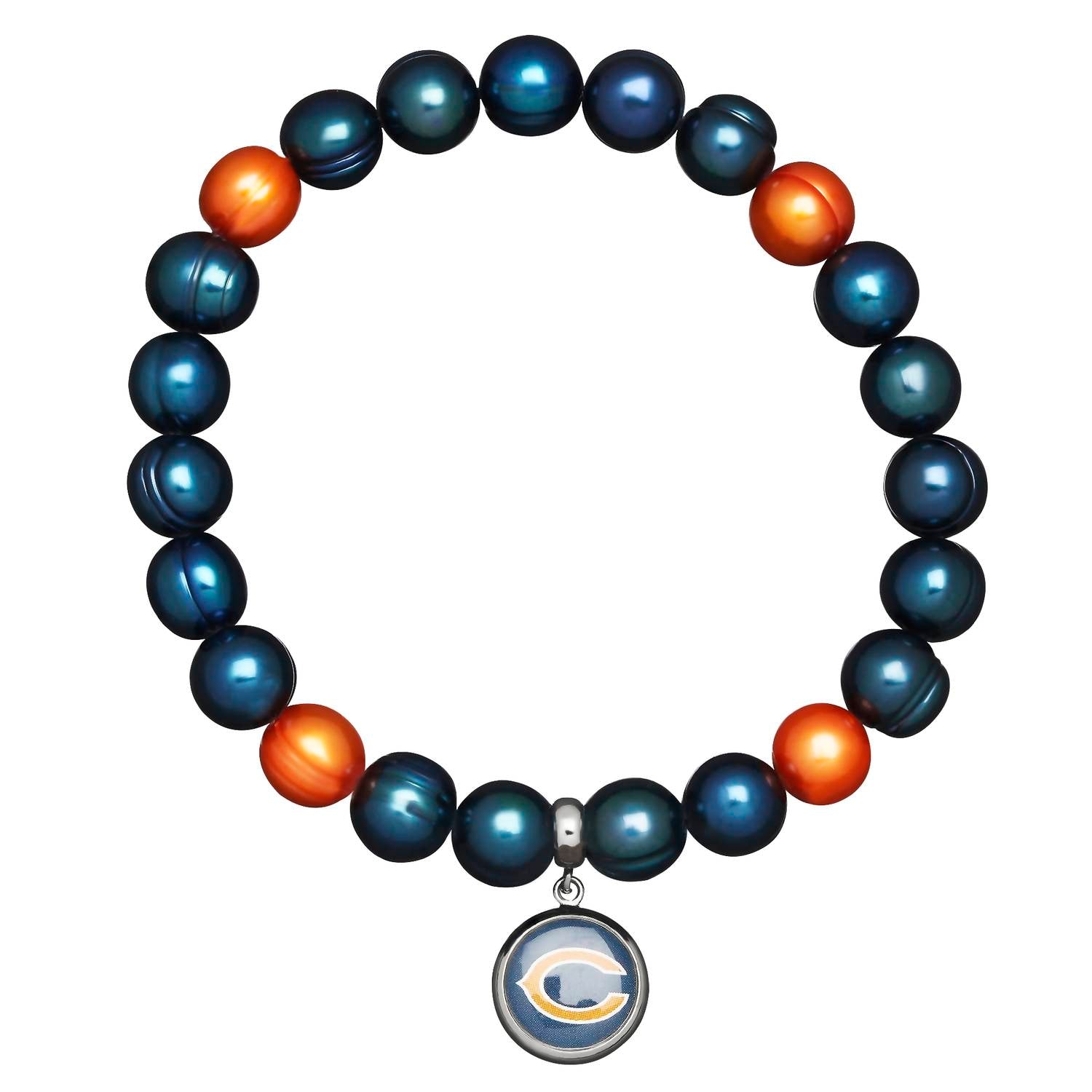 Chicago Bears 7732529102908 Armband – Stretch, Perlen, Blau