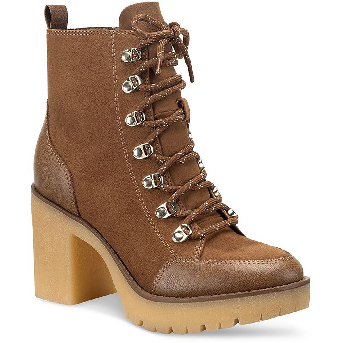 Lennonn Combat-Schnürstiefeletten mit Blockabsatz