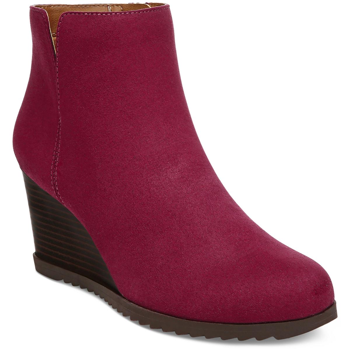 Haidynn Stiefeletten aus Velourslederimitat mit Ausschnitten