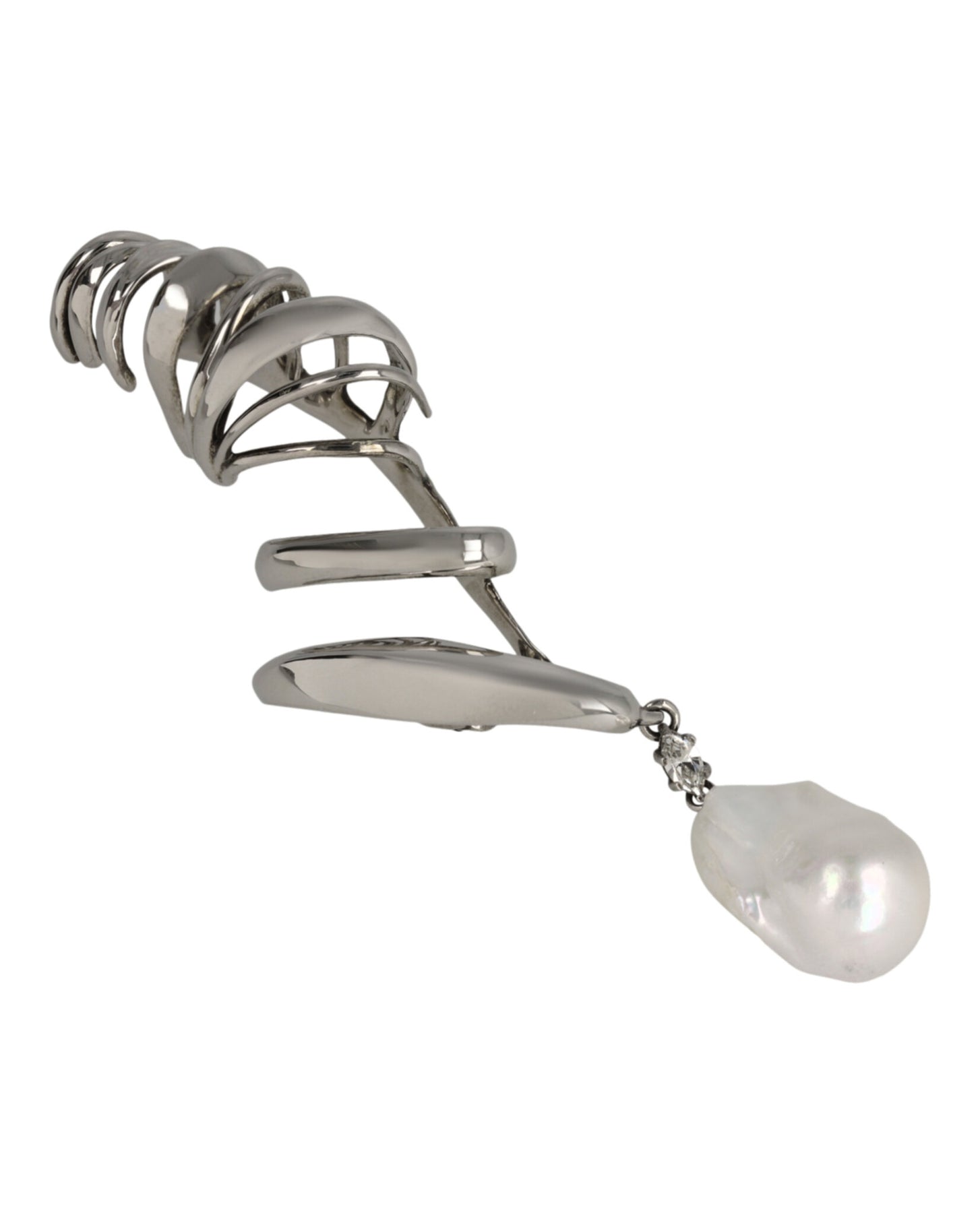 Ear Cuff mit abgestuften Barockperlen