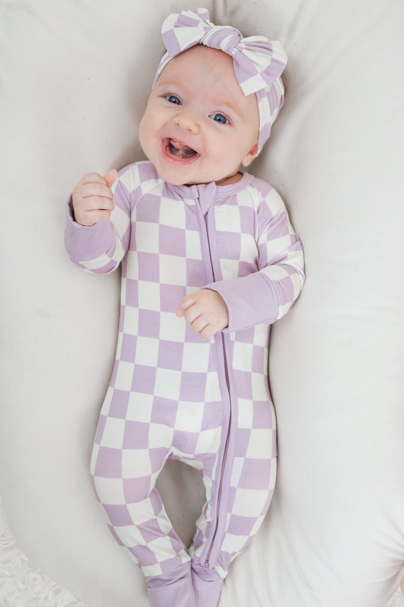 PERIWINKLE CHECKS Dream-Strampler