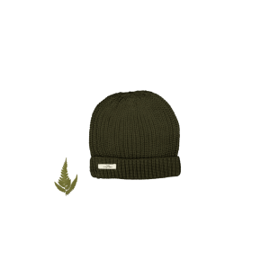 The Chunky Knit Hat in Moss