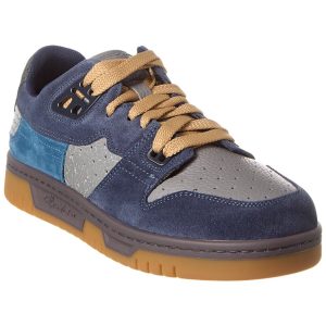 Acne Studios Low Fuzzy Sneaker aus Leder und Veloursleder – 7733822193724