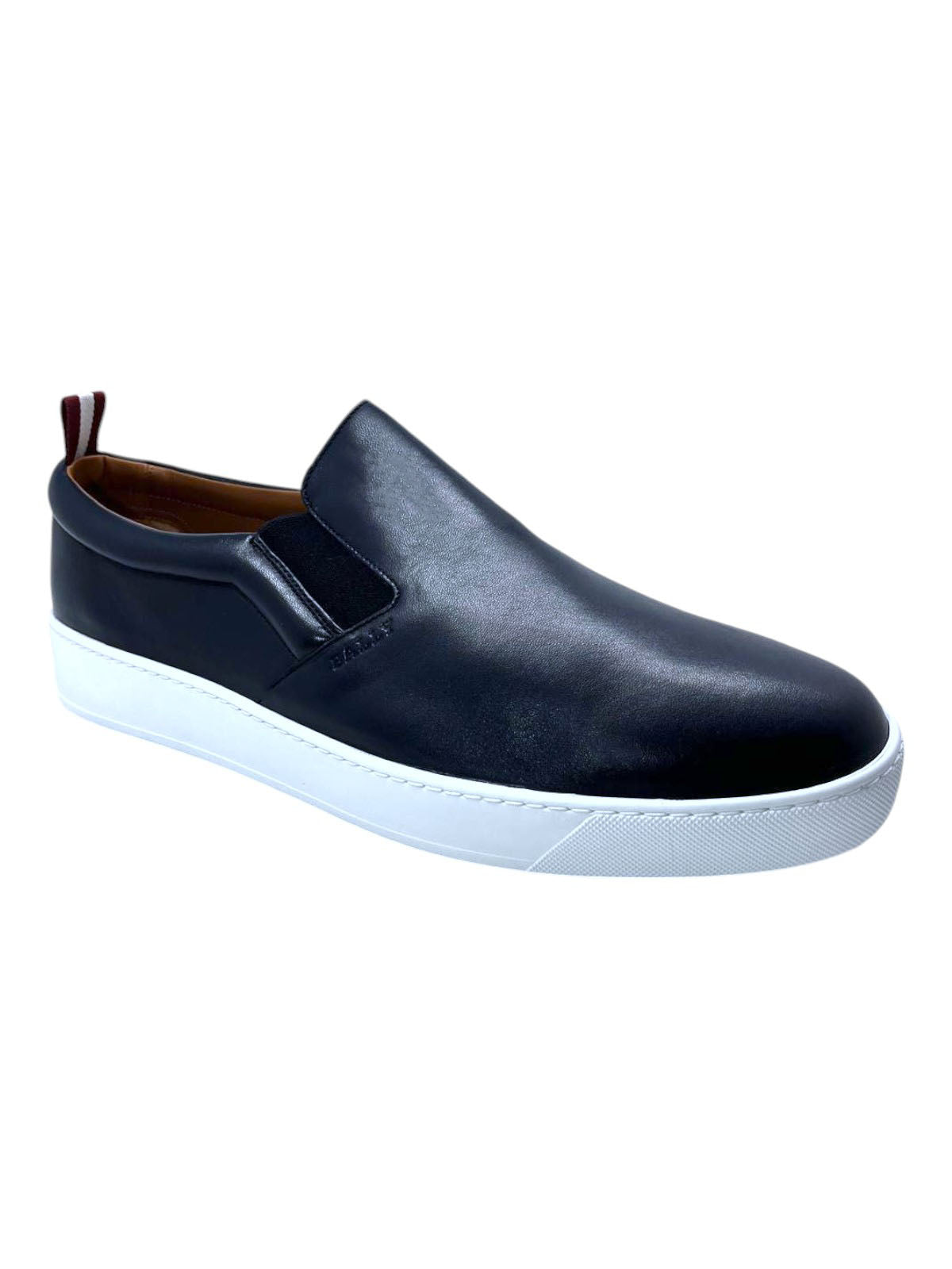 Bally Bently 6230475 Nappa Sneaker – Leder, Herren, Lammleder, Tintenblau