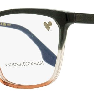 Victoria Beckham VB2614 039 57mm Brille – rechteckige Form, Damen, Grau, Rosé