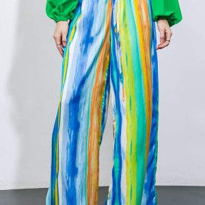 TAKE ME DANCING gewebte Satinhose