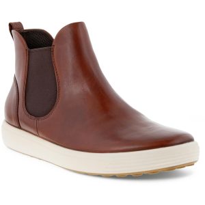 Damen-Leder-Chelsea-Stiefeletten