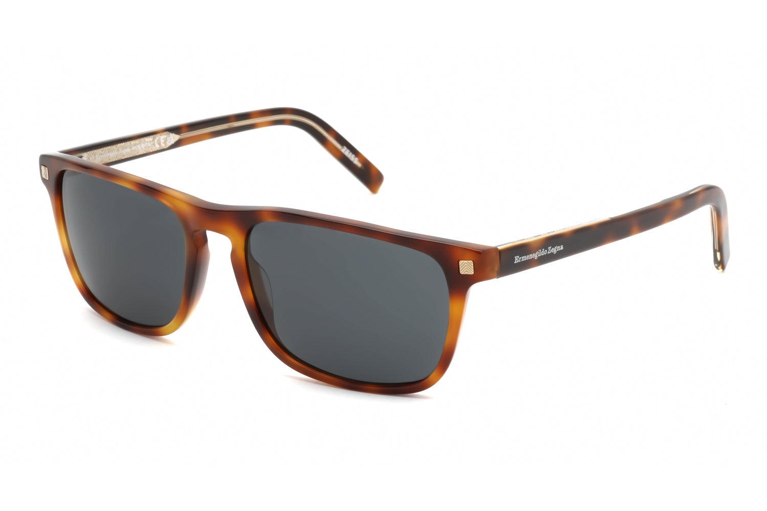 Ermenegildo Zegna EZ0173 52A 58 mm Sonnenbrille – rechteckige Form