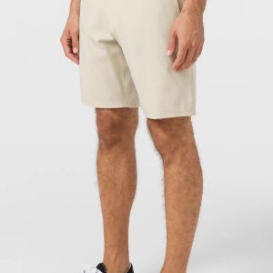 O’Neill Reserve Light Check karierte Herren-Hybridshorts – 19 Zoll