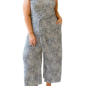 Wild Thing Jumpsuit mit mehrfarbigem Tierprint – 7732428439612