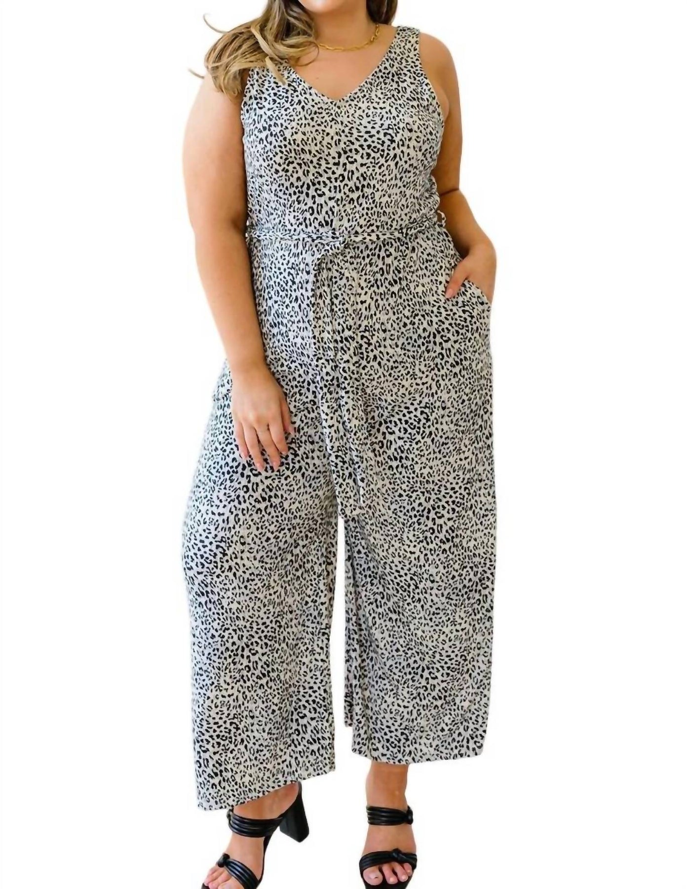 Wild Thing Jumpsuit mit mehrfarbigem Tierprint – 7732428439612