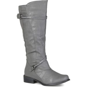 Harley kniehohe Kunstlederstiefel