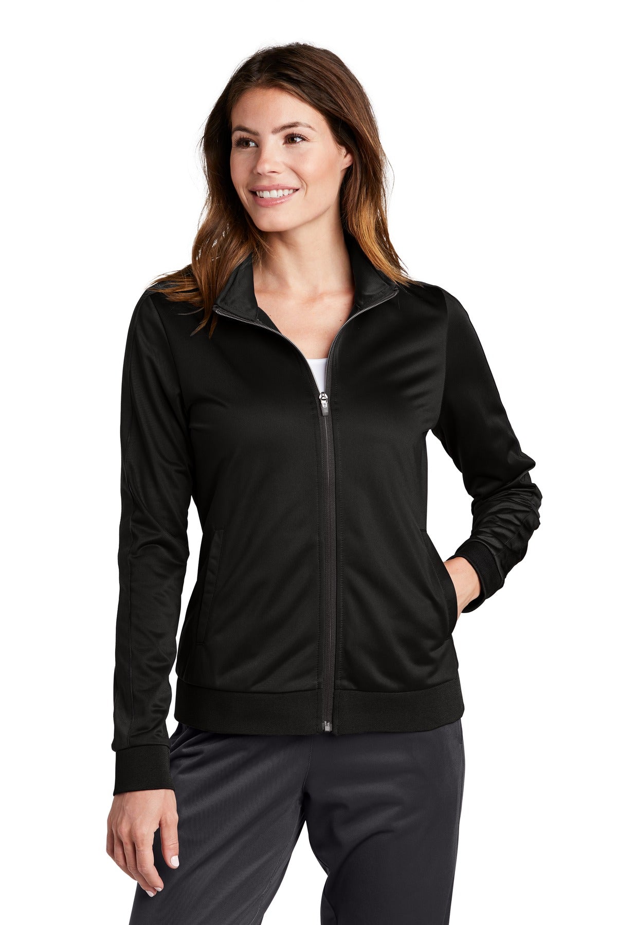 Sport-Tek Tricot Damen-Trainingsjacke