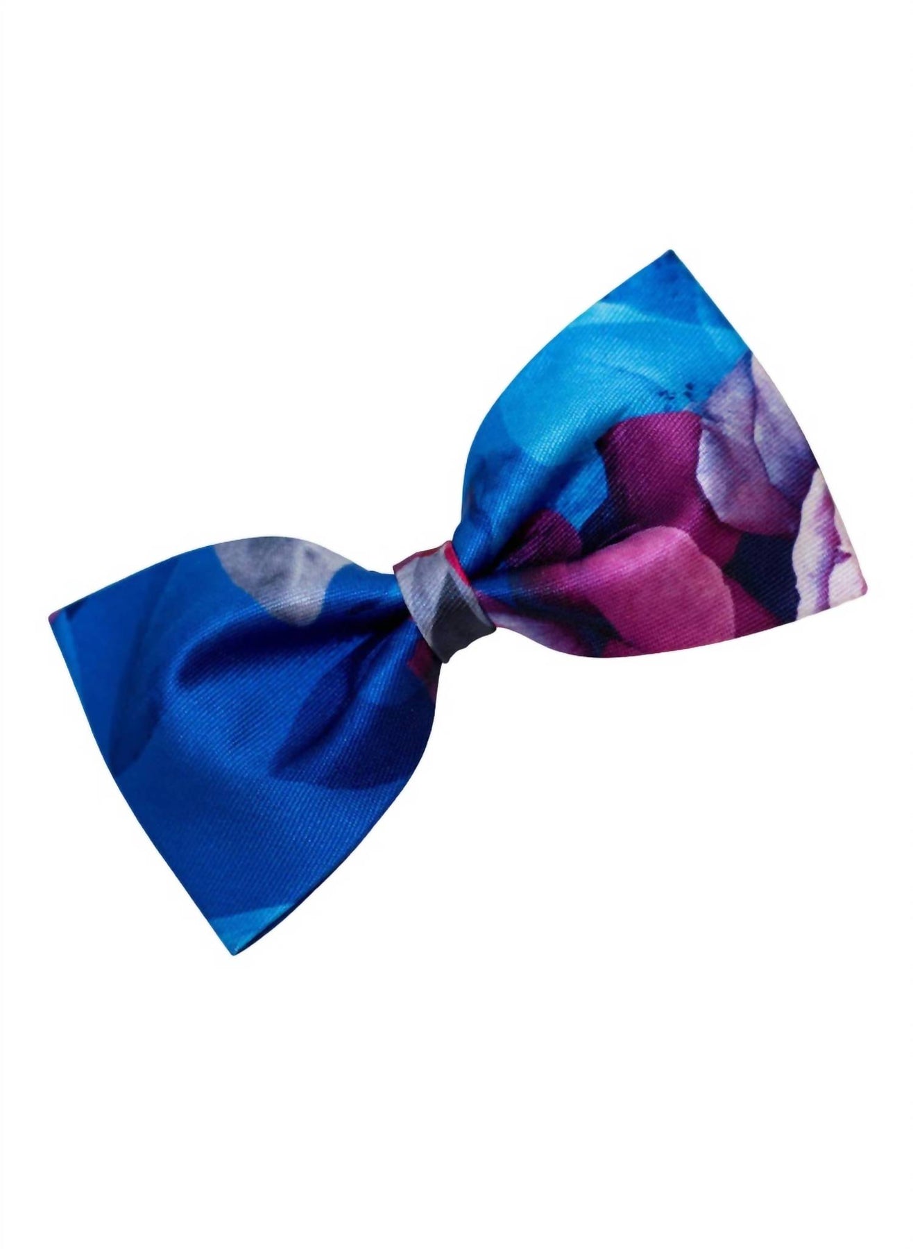 Herren-Einstecktuch und Fliege in Royal/Multi
