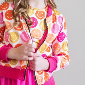 Don't Worry, Be Hippy Jacke – Satin